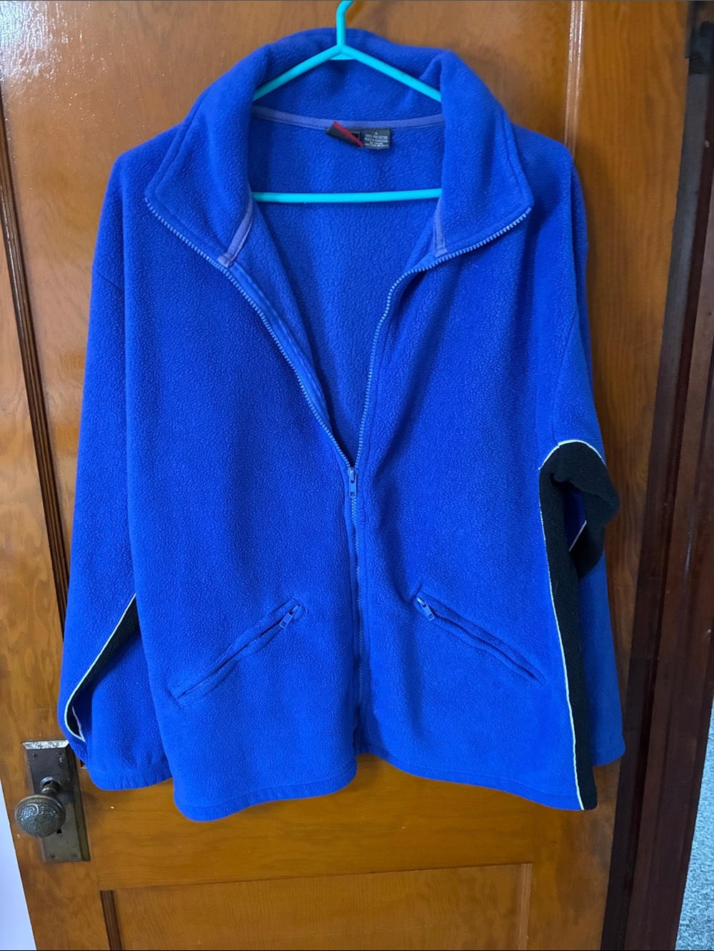 ❤️ 2/$10 - Unisex Blue Full-Zip Fleece Jacket